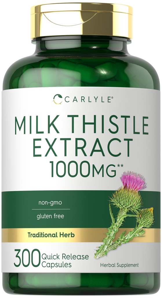 Carlyle Piimaohakas | 300 kapslit | Mitte-GMO, Gluteenivaba ekstrakt