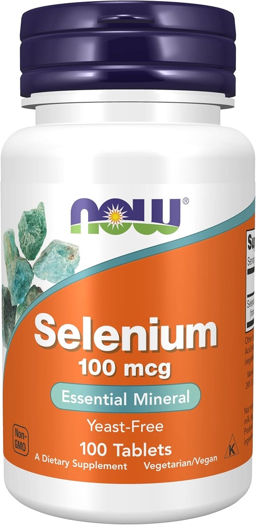 Nüüd Foods Selenium, 100mcg, 100 Tabs