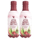 Forever Living - Aloe Berry Nectar - 90,7% puhas Aloe Vera geel Jõhvikate ja õuntega - säilitusaineid ei ole - 1L (pakk 2)