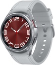 SAMSUNG Galaxy Watch 6 Classic 43mm Bluetooth Smartwatch, Pöörlev Pezel, Fitness Tracker, Personalized HR Zones, Advanced Sleep Coaching, Heart Monitor, BIA sensor, Health Insights, US Version Silver