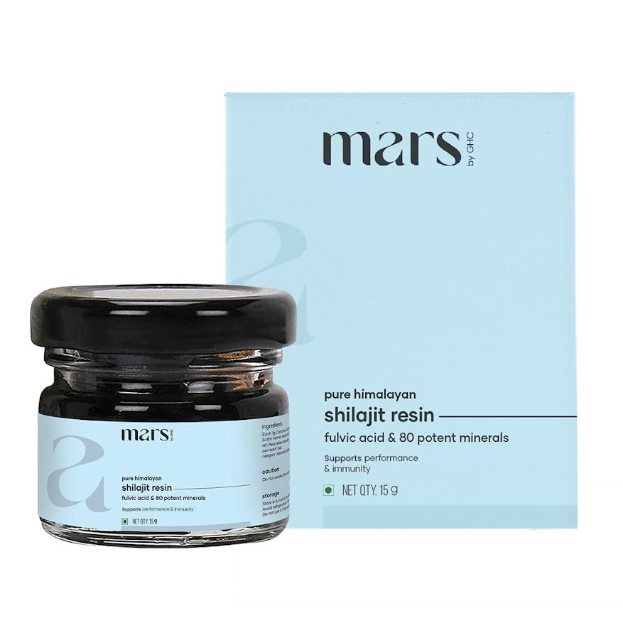 Mars Himaalaja orgaaniline Shilajit vaik | Himaalajast pärinev looduslik vaik | toetab elujõudu, energiat ja üldist heaolu | 15 g | 1 pakend