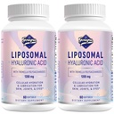 Liposomaalsed hüaluroonhappe lisandid 1000 mg kõrge biosaadavusega dieethüaluroonhappe kapslid - koos 200 mg Tremella polüsahhariididega kahekordse tugevusega naha hüdreerimiseks, ühine määrimine, 2 Pack