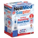 NeilMed Sinugator juhtmeta pulseeruv ninapesukomplekt ühe niisutusseadmega, 30 eelsegatud pakendiga ja 3 AA akuga (1 pakk)