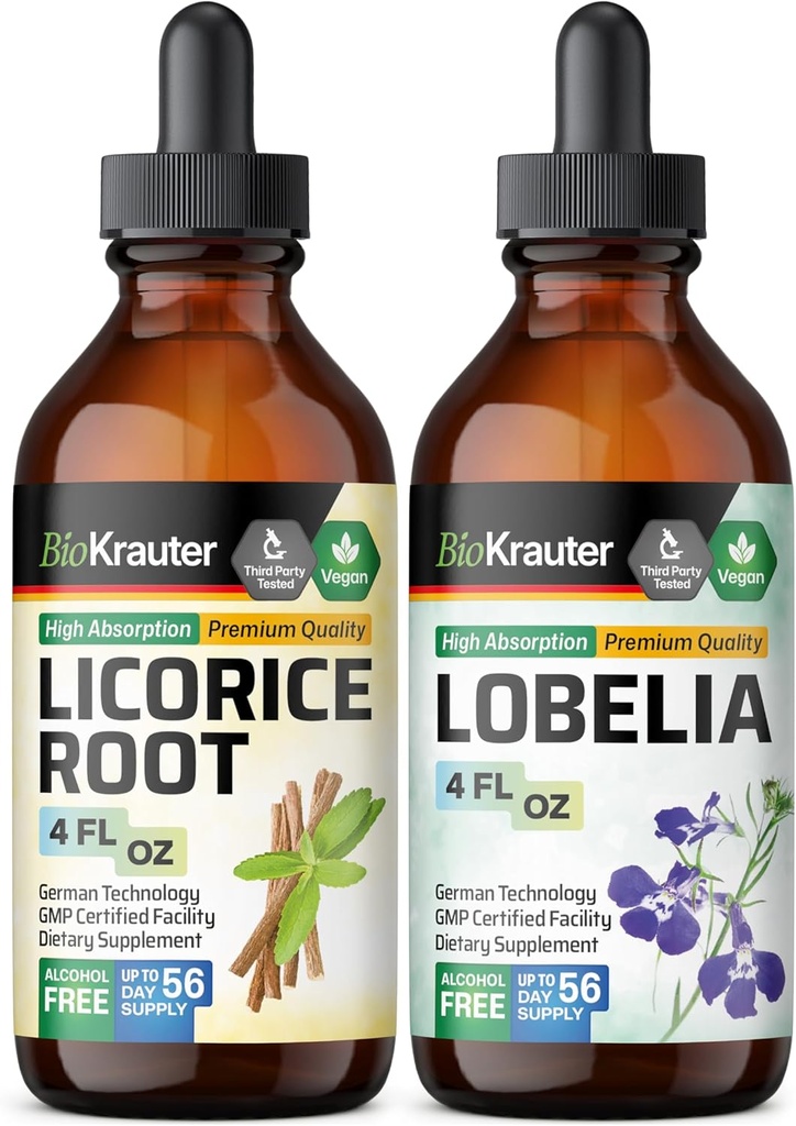 BIO KRAUTER Lagrits Juuretinktuur 4 Fl. Oz... Lobelia Tinktuur 4 Fl. Oz.
