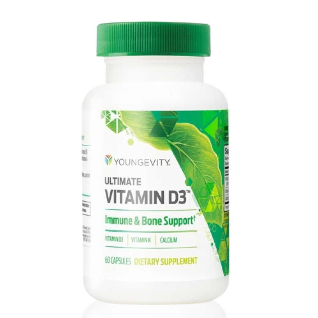 Noorus Ultimate Vitamiin D3 5000 RÜ koos K2-ga - kõrge tugevusega D3-vitamiin, K2-vitamiin ja kaltsiumilisa immuunsuse toetamiseks, luutihedus ja südame tervis - 60 kapslit