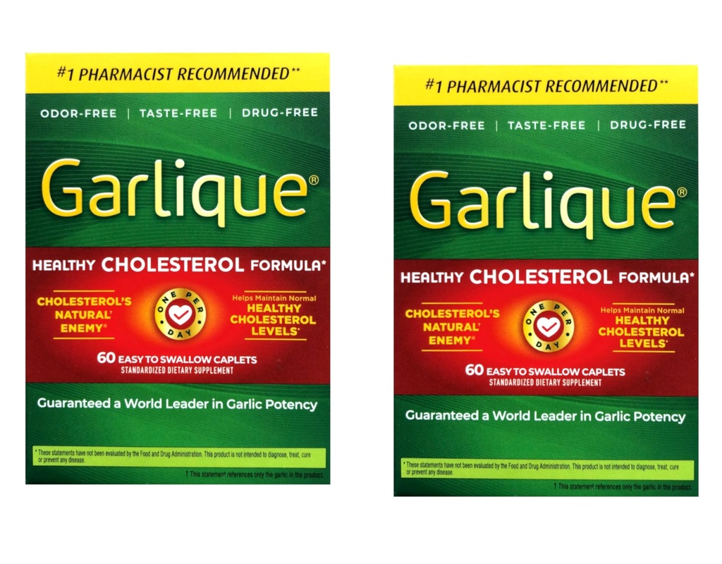 Garlique Tervislik kolesterool Valem 5000 mcg Allicin, 60 Enteric kaetud kapslid (pakk 2)