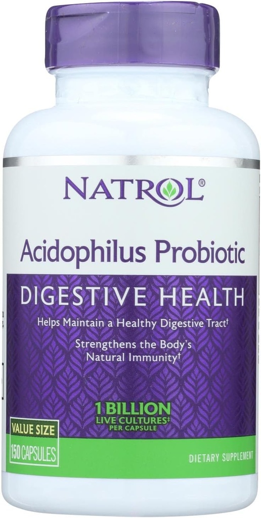 Natrol Acidophilus Probiootikum - 100 mg - 150 kapslit
