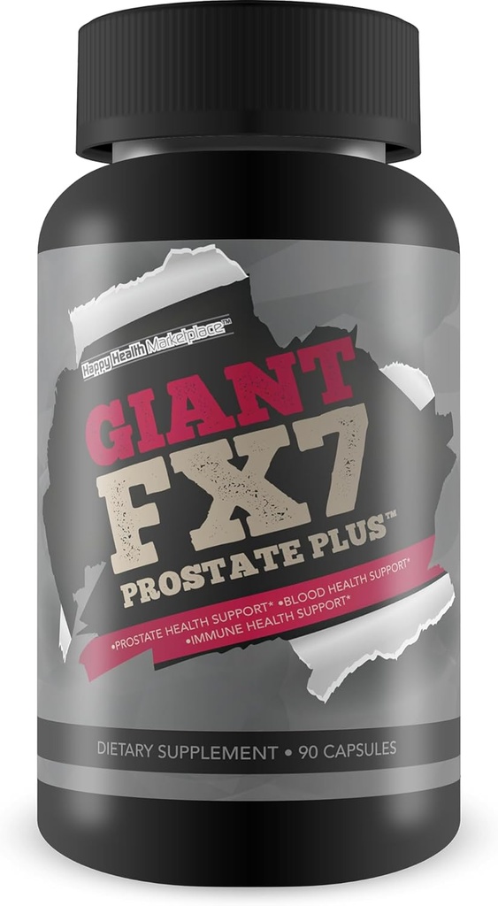 Giant FX7 Prostate Plus - eesnäärme lisandid eesnäärme toetamiseks ja verevoolu toetamiseks - energia ja vastupidavuse toetamine - tervisliku eesnäärme funktsiooni ja suuruse edendamine - meessoost eesnäärme tugi tsingi abil