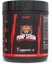 Tohutud täiendused Pump Seerum, Stim Free Pre Workout ja lämmastikoksiidi Booster, et suurendada fookust, pumbad, Fulness ilma kofeiini, L-tsitrulliin, GlycerPump, L-türosiin, Nitrosigiin (Maasikas Mojito)