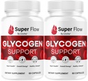 (2 Pack) Super Flow Glycogen - SuperFlow Glycogen Support kapslid, Super Flow, Glycogen Support Super Flow, Ametlik SupperFlow Glycogen Support, Super Flow Glyco Optimizer, 60 kapslit 2 kuud