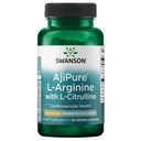 Swanson Amino Acid Ajipure L-arginiin koos L-tsitrulliin 60 Veg kapslitega