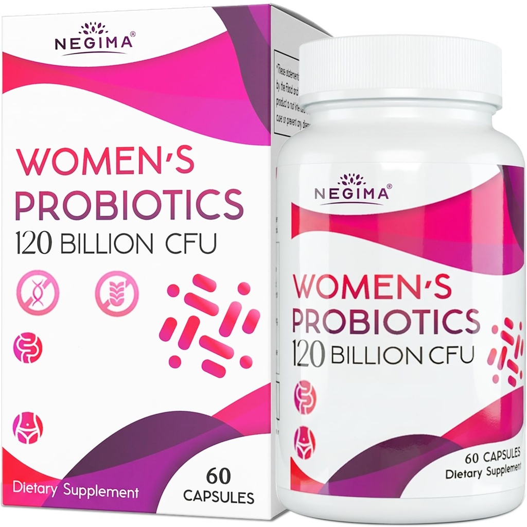 Negima menopausi täiendused naistele, 120 miljardit CFU probiootikumid naistele, 13-in-1 maitsetaimed ja botaanika kompleks, menopausi jaoks - 60 kapslit