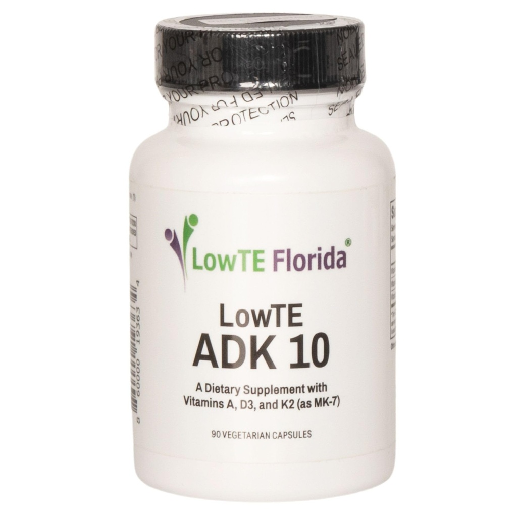 ADK 10-90 Kapslid I Vitamiin D3 K2 & A, multivitamiini täiendus tugevamatele luudele, hammastele ja südamele * ja normaalsele vererõhule *, kõrge tugevusega vitamiin ADK D3-vitamiiniga 10 000 iu