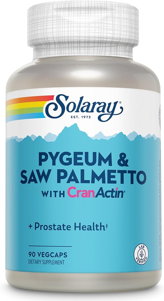 Solaray Pygeum ja Saw Palmetto koos kranaktiinilisandiga, 90 krahv