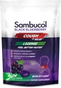 Sambucol Black Elderberry Cough Relief Lozenges - köha tilgad täiskasvanutele, Sambucus Elderberry Lozenges, Ivy Leaf, Cough & Mucus Relief, Immune Support, Berry Eucalyptus - 24 Count, 1 Pack