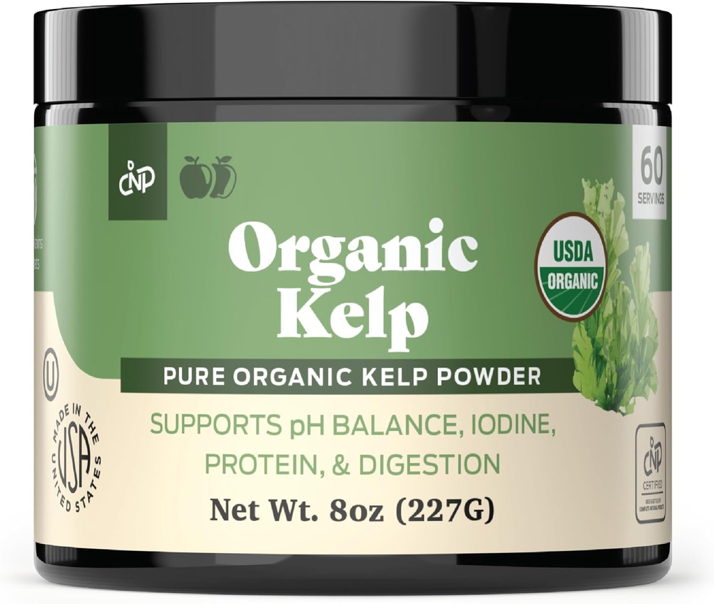 Orgaaniline Kelp Pulber Supplement - Bulk Toores, Kuiv, Puhta mere Kelp Merevetikad Pulber 8oz 75 Serving kilpnäärme, joodi ja seedimist