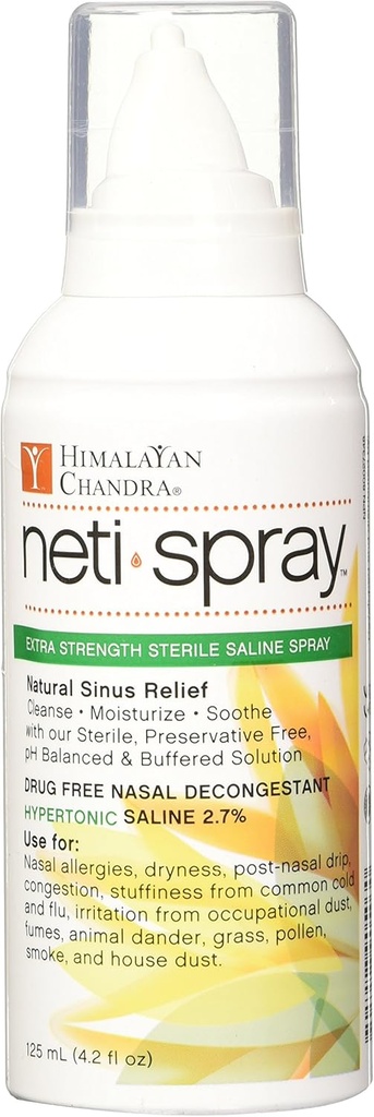 Himaalaja Chandra Hüpertooniline Täiskasvanu Neti Spray, 4. 2 Ounce
