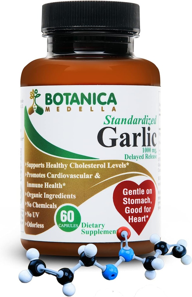 12400 mcg Allicin - TESTED by 3rd Party - lõhnatu - orgaanilised koostisosad - hilinenud vabanemine - 30 kuni 60 päeva pakkumine