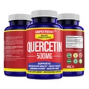Lihtsalt võimsad Quercetin toidulisandid, Quercetin 500mg 200 kapslit, 2 X Quercetin 250mg Fütosoom Bioflavonoid Antioksüdant Vegan Gluteeni vabad tabletid, et toetada tervislikke südame ja immuunsüsteemi funktsioone