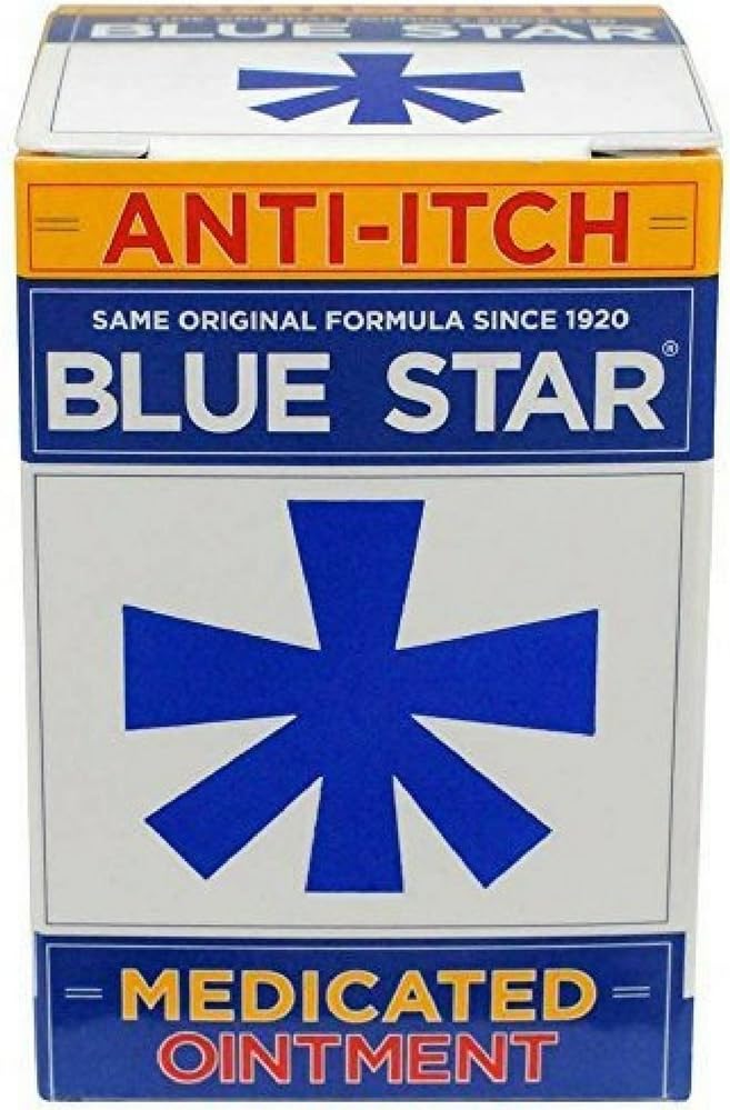 Blue Star Anti- Itch Medicated Saintment 2 oz ( Pakend 10 )