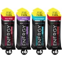 NewTrition® Extra Strength Energy Shots 1, 7 fl oz (pakk 24, 4 maitset) - 250 mg kofeiini B-vitamiinide ja aminohapetega, suhkruvaba nullkaloriga vitamiini energiajook fookuse ja vastupidavuse jaoks (segu-1)