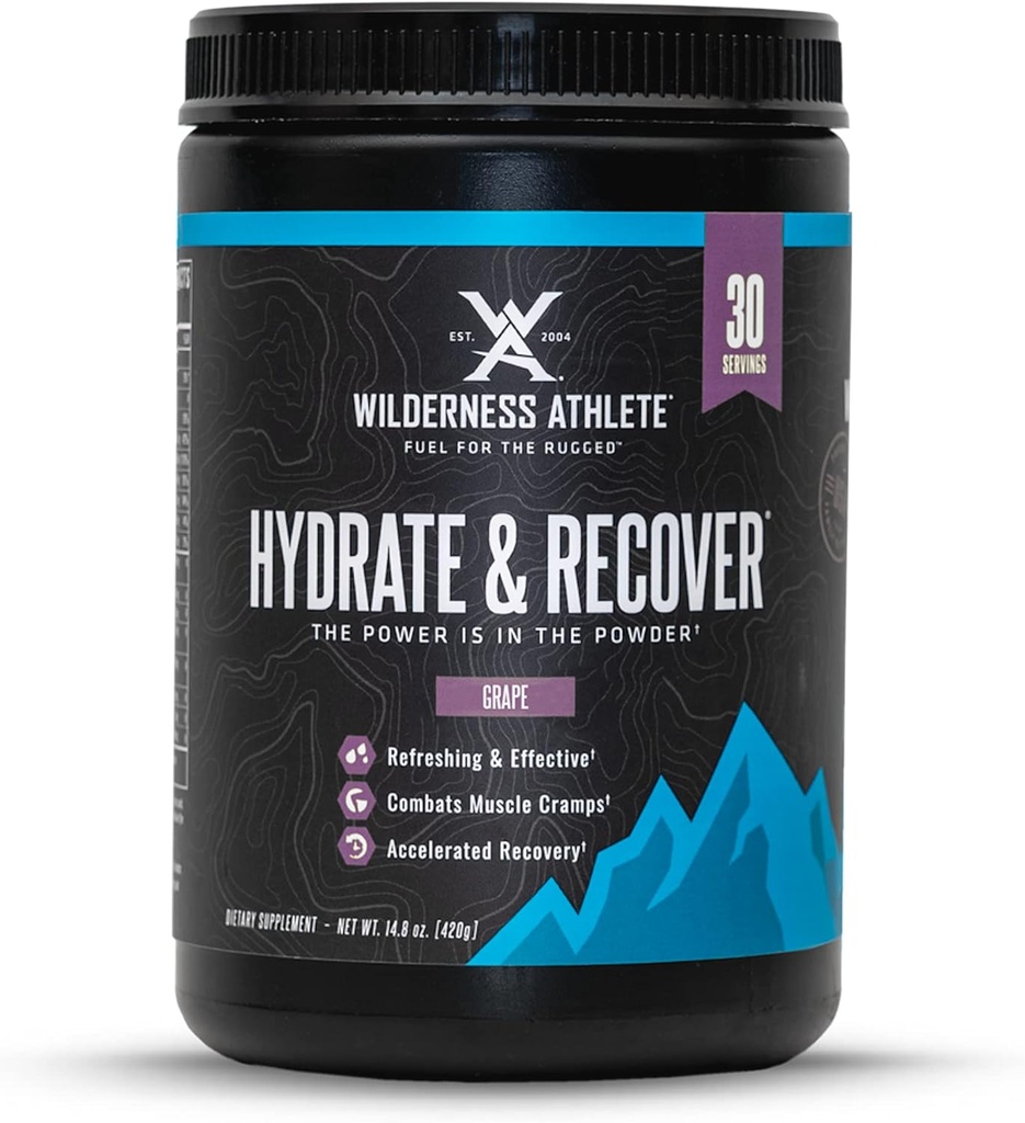 Looduses sportlane - hüdraat ja taastamine | Vedelhüdraat pulber elektrolüütide joogisegu - taastatakse kiiremini Bcaas - hüdraadipulber 1000mg C-vitamiini - 30 serveerimistoru (viinamarja)