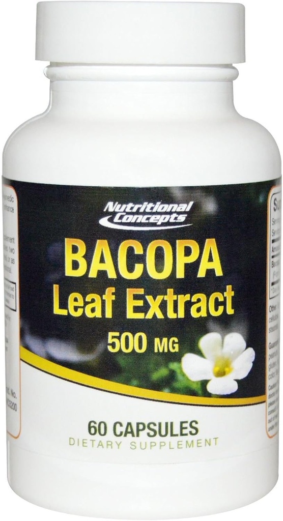 Bacopa Leaf Extract - 500 mg - 60 kapslit