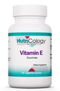 Nutrikoloogia E-vitamiini suktsinaadi lisand - meestele ja naistele, 400 IU D-alfa-tokoferüül, antioksüdant, taimetoitlased kapslid - 100 loend