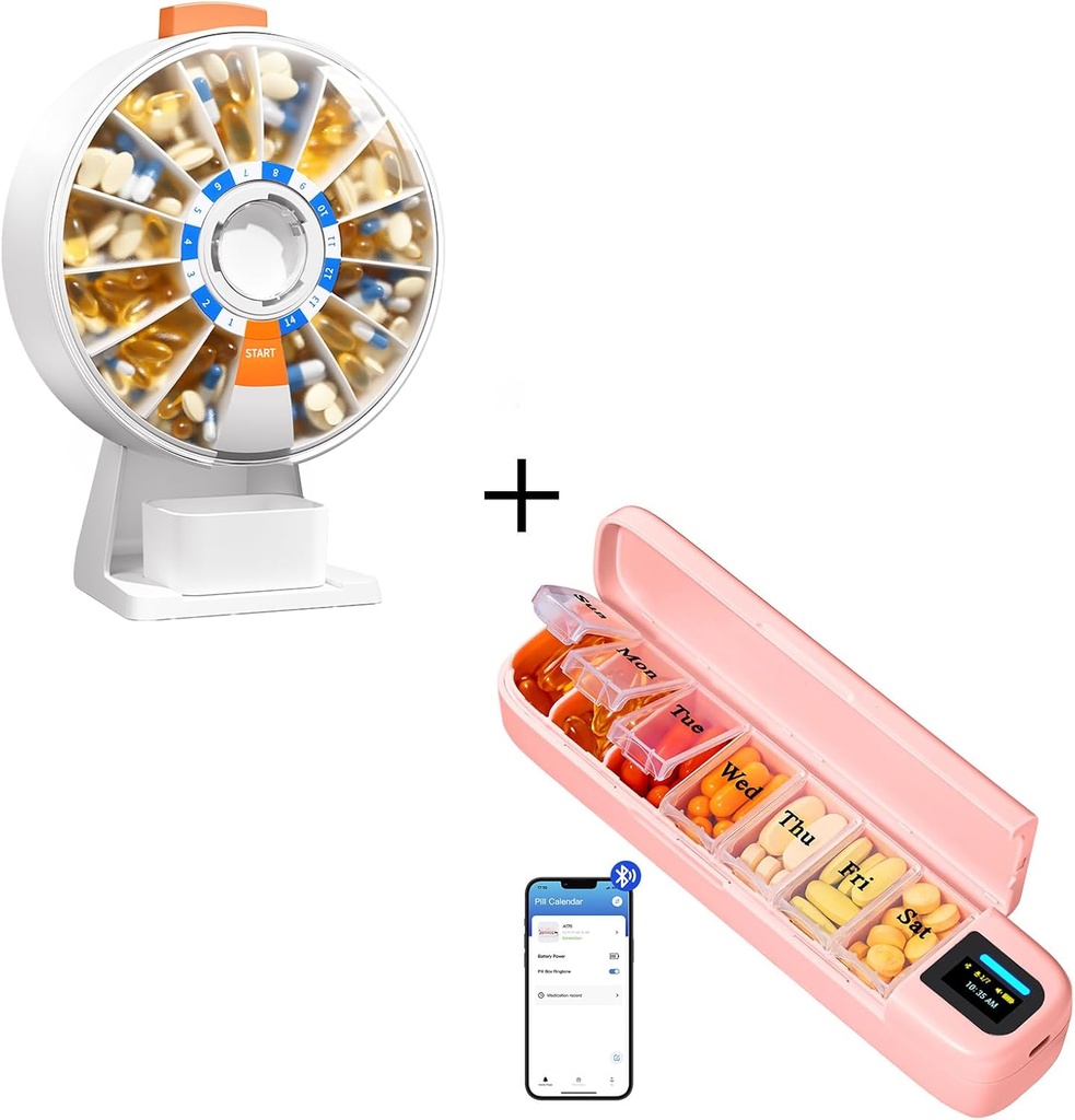 Daviky Pill Dispenser Daily, Suur Pill Korraldada, Automaatne Pill Dispenser, Smart Pill Korraldaja Alarm