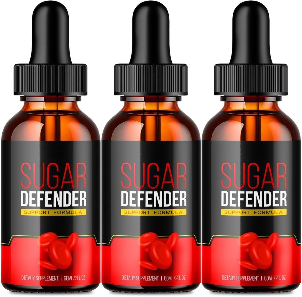 VIVE MD Sugar Defenderi tilgad - ametlik valem - Sugar Defenderi 24, Sugar Defenderi vedelik, maksimaalne tugevusega suhkru kaitsja lisand koos Hawthorn Berry Organic, Sugar Defenderi ülevaated (3 Pack)