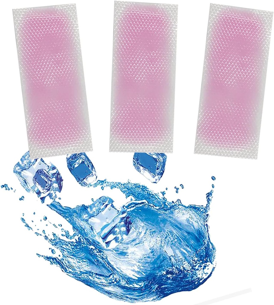 40 Lehed Palavik Jahutusgeel plaastrid, Jahutamine Peavalu, Hambavalu Valu, Uimasus, Väsimus, Värskendav, Sunstroke (Maasikas)
