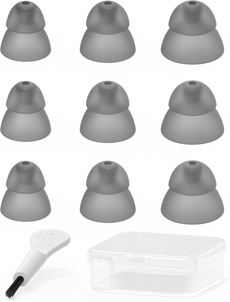 Kuulmisabi Domes - Double Layer Suletud Tüüp Toitekuppel Resound SureFit RIC ja Open Fit BTE Kuulmisvõimendi Kõrva Tips Lisatarvikud kandekorpusega (Trial Pack 9pcs)