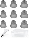 Kuulmisabi Domes - Double Layer Suletud Tüüp Toitekuppel Resound SureFit RIC ja Open Fit BTE Kuulmisvõimendi Kõrva Tips Lisatarvikud kandekorpusega (Trial Pack 9pcs)