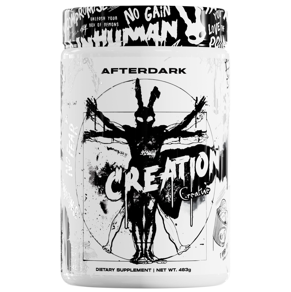 AfterDark Supplements Loomine Kreatiin Monohüdraat Pulber, 10000mg Kreatiin Matrix Blend, Promotes Power, Kestvus ja lihaste kasvu, GMP Certified, USA Made, 21 Servings, Kirsi Itaalia Jää
