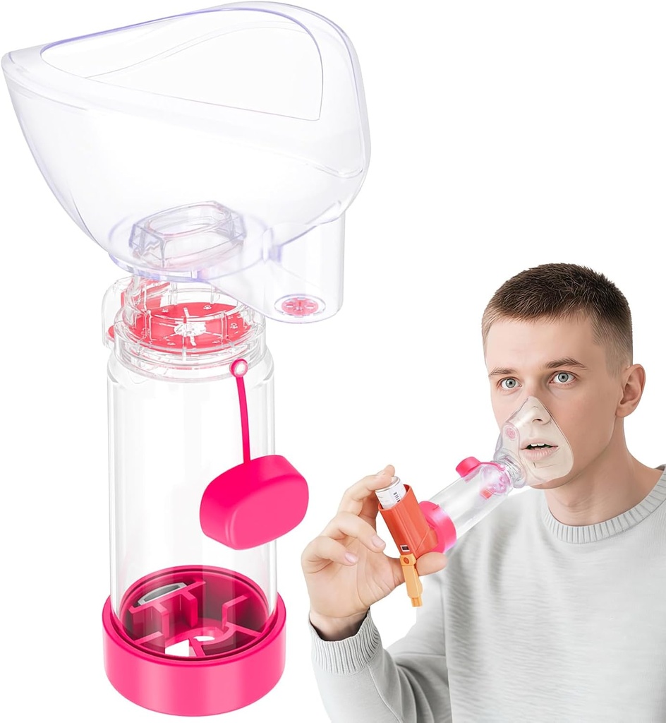 NESSI OTC Spacer Täiskasvanu Maski vaheseina ja suu vaheseinaga (Pink)
