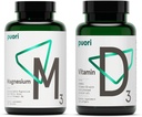 Puori Vitamiin D3 ja Magneesium Tsink Lisa Bundle Tervislik lihaste funktsiooni, Luude Tervis, Immuunsüsteemi Tugi ja Kaltsiumi Tarbimine- Mitte-GMO ja Gluteenivaba