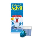 Laste Advil suspensioon (4 fl. oz, Blue Vaarika-maitseline), 100mg Ibuprofeen palaviku vähendaja / valu leevendaja, vedel valuvaigisteid, vanuses 2–11
