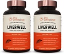 Maksaõli Maksapuhastus, noorendamine, Metaboolne tugi - Maksalisand Maksatervisele w / väga biosaadav piimaohakaekstrakt, N-atsetüültsüsteiin, alfa-lipohape, tsink, seleen - 2 Pack