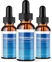 NutraRize (Pack of 3 Cerebrozen Drops - täiustatud valem kõrva tervisele, looduslik tugi kuulmise parandamiseks, Cerebrozen 24 toidulisand, ülevaated (90 Servings)