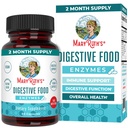 MaryRuth Organics Seedeensüümid | Kuni 2 kuu varu | Vegan Seedetrakti Tervisabi ja Soolestiku Tervise Ensüümide Kompleks | Üle 12 Ensüümi | Vitamiinid B6 & B12
