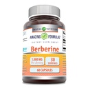 Amazing Formulas Berberine 1000mg Per Serving 60 Kapslid Supplement | Non GMO | Gluteenivaba | Valmistatud USAs