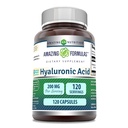 Hämmastav valem Hüaluroonhappe lisand | 200 Mg Serving | 120 kapslit | Mitte-GMO | Gluteenivaba | Valmistatud USAs