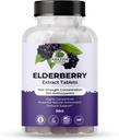 Amazing Botanicals Elderberry Extract 100X Tugevus tabletid - Organic Immune Support & Wellness Supplement | 30 tabletti