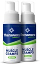 Theraworx Relief lihaste krambid Vaht Kiiretoimeline lihaste spasm, jalgade valulikkus magneesiumsulfaadiga - 7,1 oz - 2 krahv