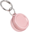 Daily Metal Carrying Case - Kaasaskantav Keychain Pill Holder, veekindel väike reisi pill Konteiner Earplugs Mündid, ühilduv Loop, Eargasm & Vibes, Compact Mini Purse Pill Box (Pink)