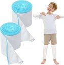 2 Rolls Wet Wraps Bandage ekseemi 3, 54' x 1, 97 yd Wet Wrap Therapy ekseemi raviks täiskasvanutele (sinine)