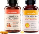 NatureWise Curcumin kurkum 750mg ja vitamiin D3 1000iu liigese, luu, immuunsuse toetamiseks [90 loend, 360 loend]