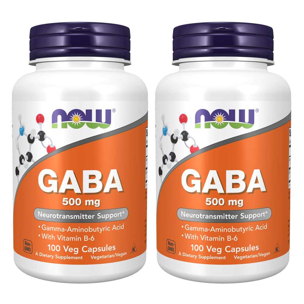 NOW Gaba 500mg,100 Count (2. pakk)