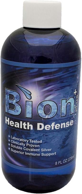 Bion SS Health Defense Silver Hydrosol küllastunud Ozone 8 Fl Oz