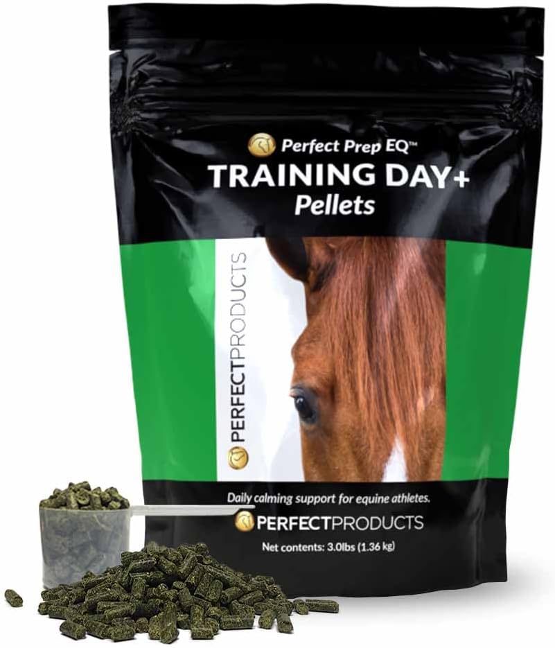 Täiuslik Prep EQ koolituspäev + Pellets Näita ohutu hobuste rahustamise täiendust (3 lb)
